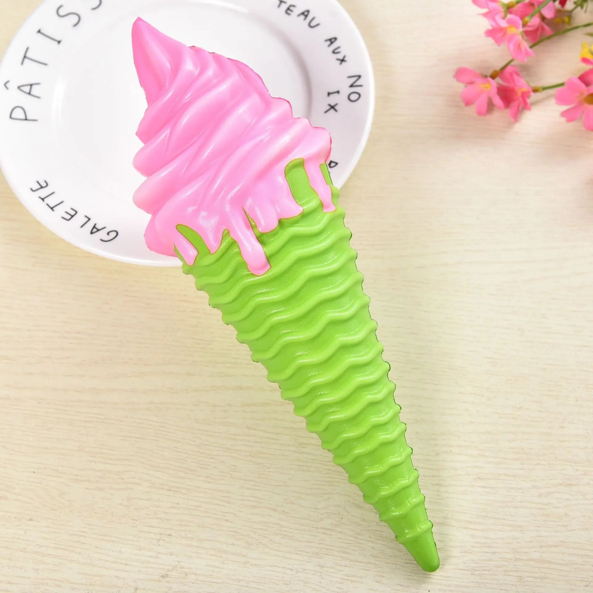Colorful Ice Cream Squishy Toy | Slow Rising Stress Relief Squeeze