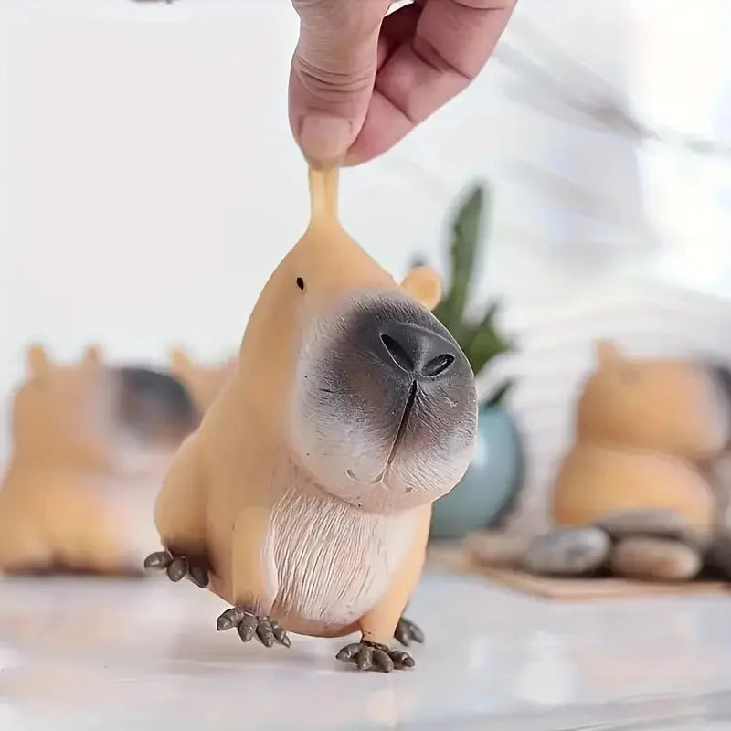 Squishy Cute Capybara Squeezing Toy | Soft Relax Animal Fidget for Adults and Kids